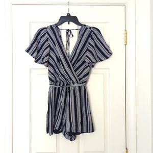 Short sleeve romper